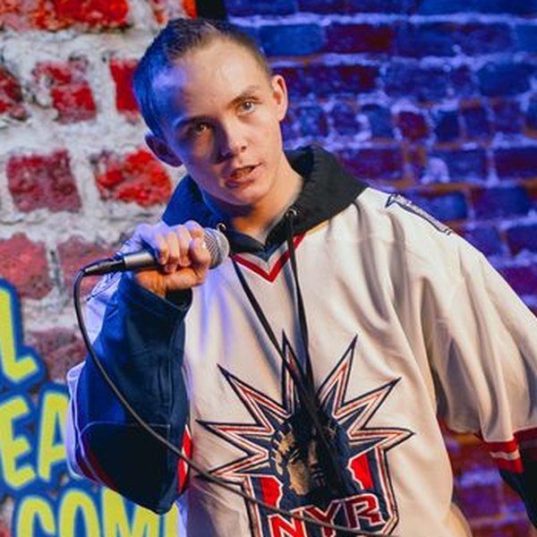 Aiden Bloch on the Ice House stage.