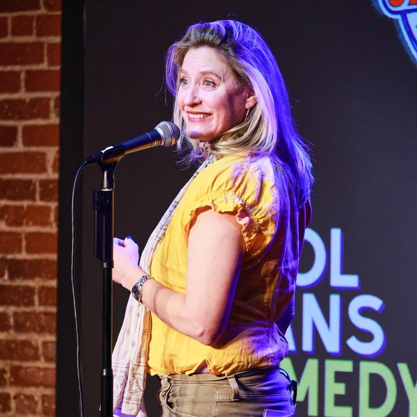 Jamie Denbo on the Ice House stage.