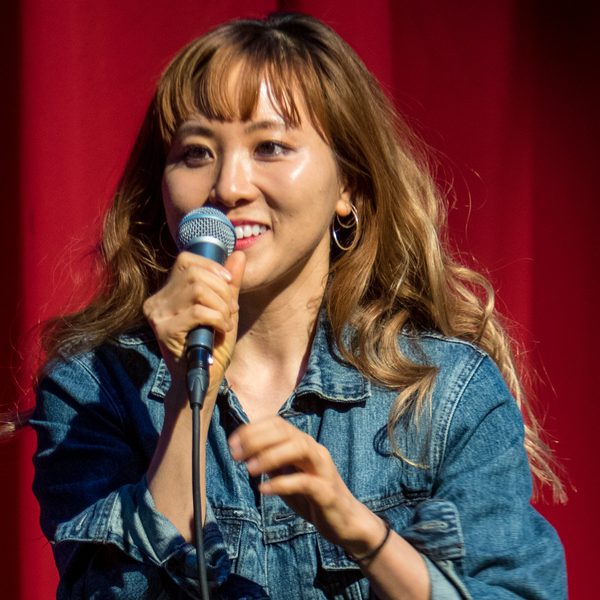 Kat Ahn on the Ice House stage.
