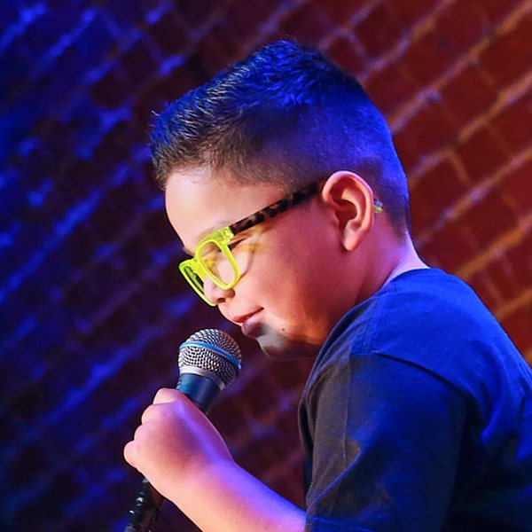 Luca Ortega on the Ice House stage.