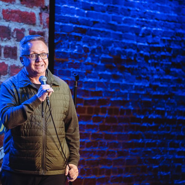 Michael Maloney on the Ice House stage.