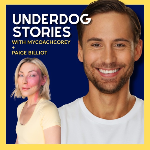 Underdog Stories episode art: Corey with Paige Billiot
